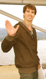 Picture of Nick Pacha waving and smiling to show subject of website often seemed happy
